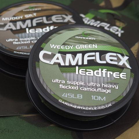 45lb Leadfree Camflex Green Leader - Gardner