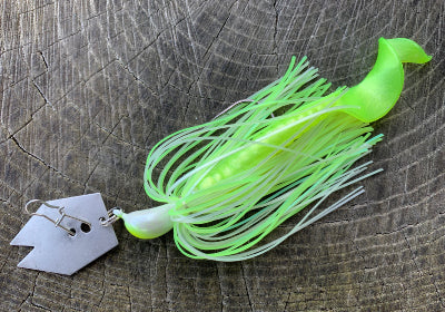 3/8oz Chartreuse / White Shad Rattle Shake Chatterbait