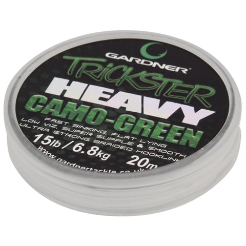 15lb Green Trickster Heavy Hooklink  Gardner