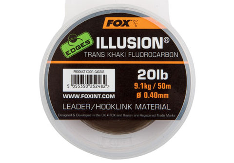 20lb Fluorocarbon Leader Illusion - Edges
