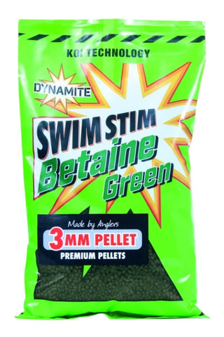 3mm Betaine Green Swim Stim Pellets 900g