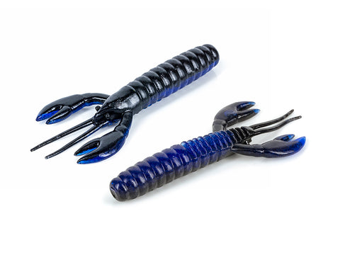 3" Black Blue Flake Craw Flex - Molix