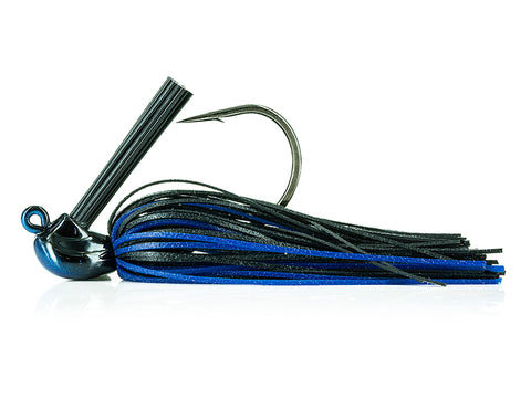 3/8oz Black/Blue Big Hook Kento Jig - Molix