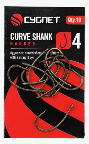 6 Curve Shank (Barbed) - Cygnet