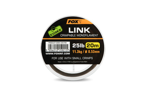 25lb Link Trans Khaki Mono 0.53mm - Edges
