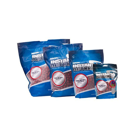 15mm Squid and Krill Instant Action Boilies 1kg
