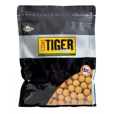 15mm Sweet Tiger & Corn Boilies 1kg