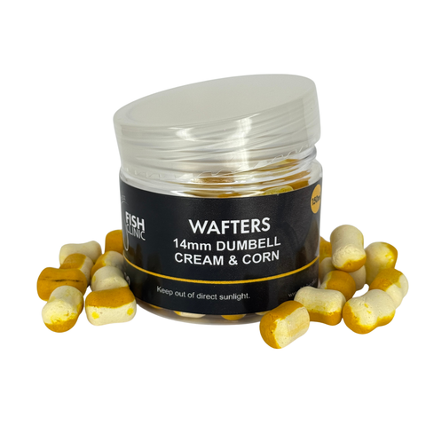 14mm Cream & Corn Dumbell Wafters