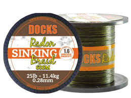 25lb Radon Sinking Braid 600m