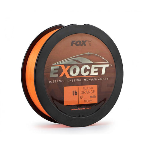 10lb Exocet Fluoro Orange Mono 0.26mm - 1000m