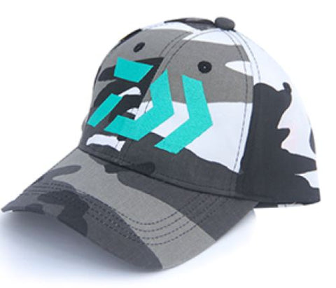 Black / White Classic Camo Daiwa Cap