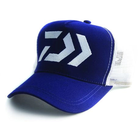Blue / White Trucker Curve Peak