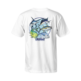 XL White Game Fish Okuma T-Shirt