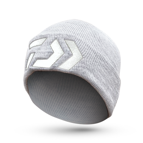 Grey / White Daiwa Knitted Beanie