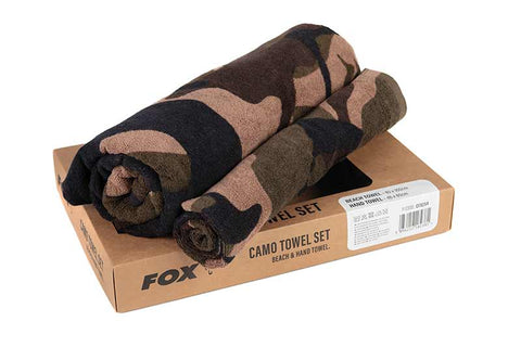 Fox Camo Beach & Hand Towel Set
