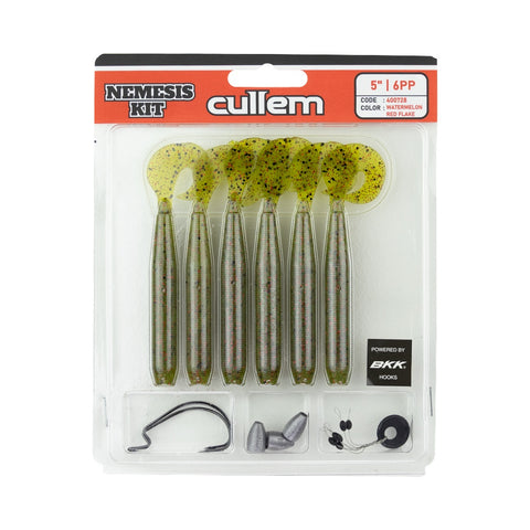 Watermelon Red Flake Nemesis Texas Rig Cullem Pro Kit