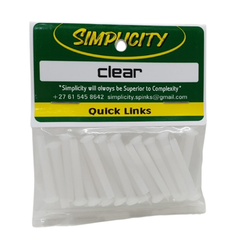 Jumbo Quick Links - Clear