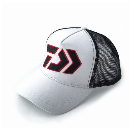 White / Black Snapback Trucker Daiwa Cap
