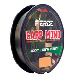 0.25mm Dark Green Fierce Carp Mono 300m Kaida