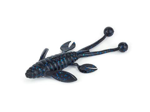 3" Black Blue Flake Freaky Flex - Molix