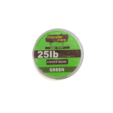 25lb Coated Braid Green - Hooklinks