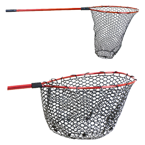 Red 55cm Snagless Anodised - L/Net