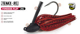 3/8oz Black/Blue Tenax Jig Wide Gap - Molix